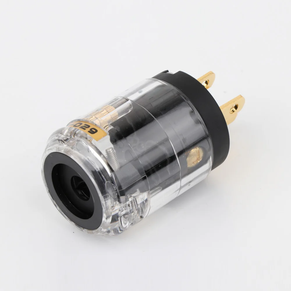 2 stück HIFI P-320/C-320 Kupfer UNS Version Schuko AC Power Stecker Ver IEC Stecker DIY – Detail 7