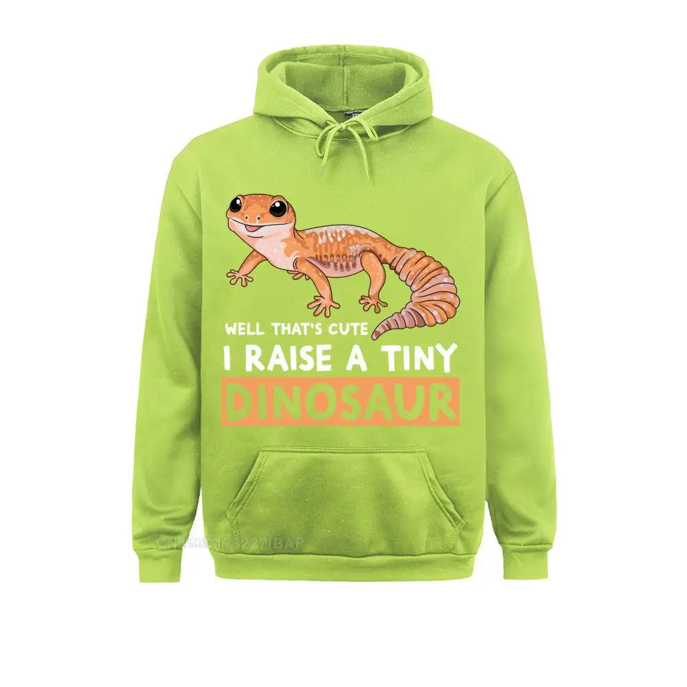 Well That's Cute I Raise A Tiny Dinosaur Funny Gecko Pet Pullover Hoodie Moto Biker Group Hoodies Funny Hoods Men's Sweatshirts