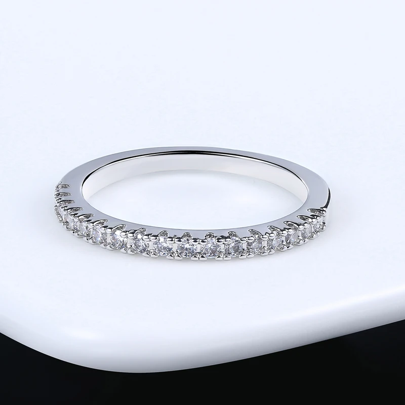 ZHOUYANG Ring For Women Simple Style Thin Rings Micro-inserts Cubic Zirconia Austrian crystal Fashion Jewelry R421 R062