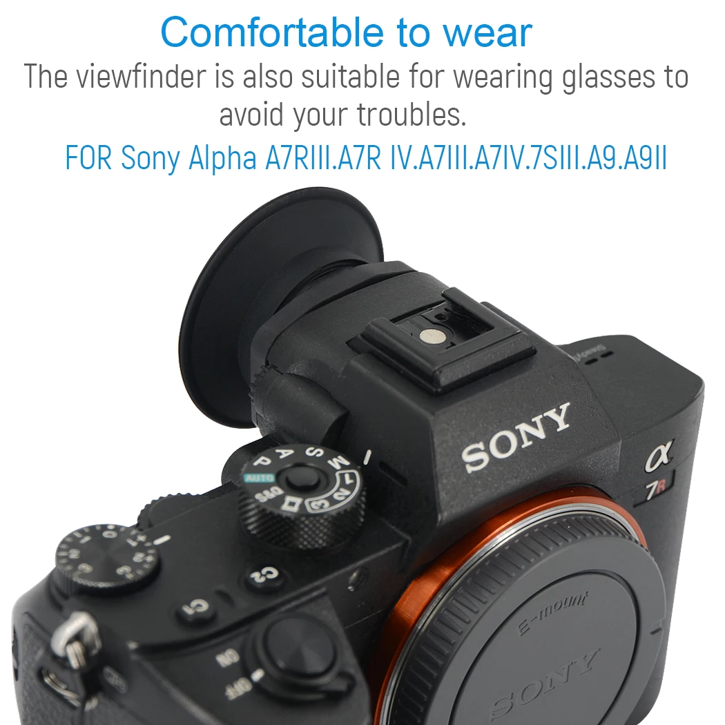 Camera Eyecup Eye Cup Eyepiece Viewfinder for Sony Alpha A7RII A7RIII A7R IV A7III 7SII A9 A9II