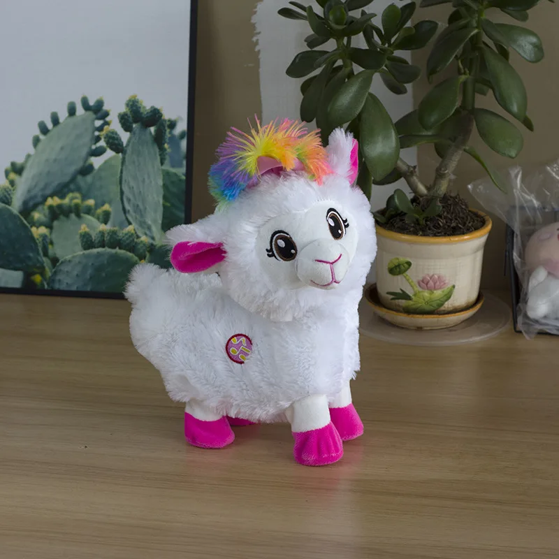 INS Bắc Âu Điện Cầu Vồng Alpaca Sang Trọng Đồ Chơi Dễ Thương Cừu Nhồi Bông Đồ Chơi Trẻ Em Căn Phòng Bé Gái Trang Trí Sinh Nhật Cho Bé Quà Tặng Giáng Sinh