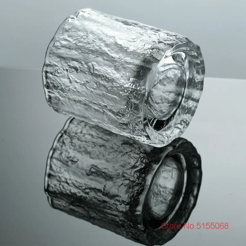 Japoński lodowiec Staromodny szklany kubek do whisky Crystal Frost Design Scotch Whisky Tumblers Gruby kufel do piwa z kieliszkiem do wina — zdjęcie 7