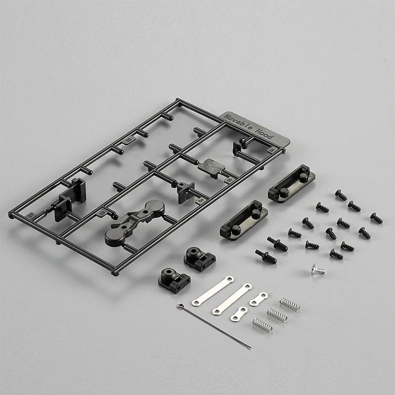 Killerbody 48611 1:10 lc70 RC crawler parts Movable Hood Upgrade Sets Fit for KB#48601 1/10 Land Cruiser Hard Body