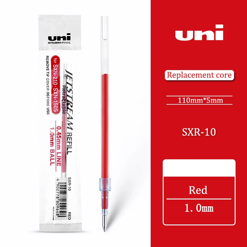 6 stücke UNI Refill Jetstream Serie SXR Kugelschreiber Refill Können Ersetzen SXN-1000 Farbe Lernen Büro Öl Refill
