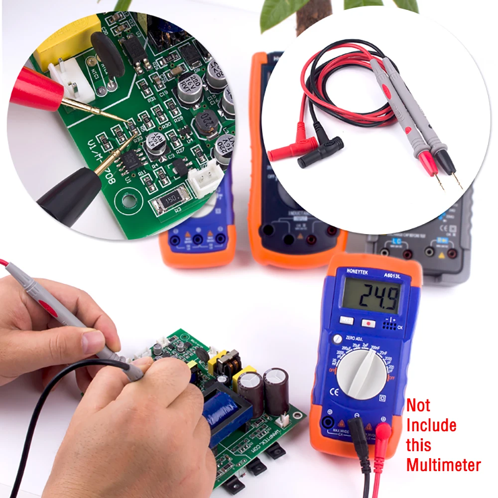 1000V 25A Universal Cable  Multimeter Test Leads 1000V 20A Measuring Probes Pen for Multi-Meter Pen Tester Wire Tips Banana Jack