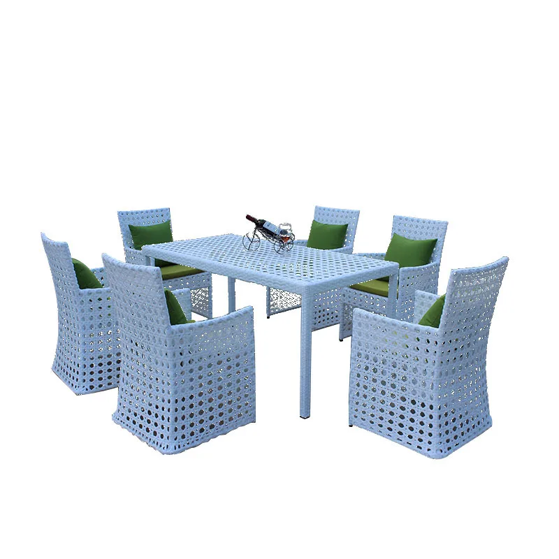 Foshan factory direct rattan chair five-piece balcony lounge chair combination outdoor garden rattan table and chair suite