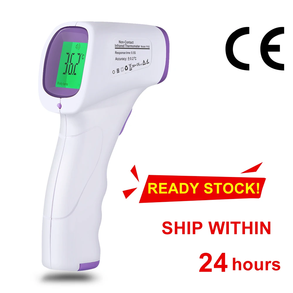 Non-contact fever lcd digital thermometer infrared for the forehead temperature milk baby electronic thermometer kitchen water