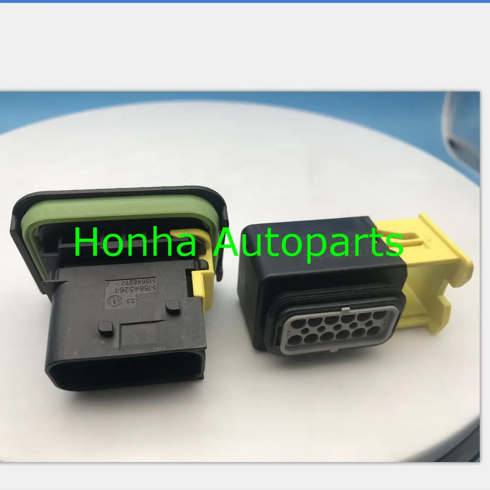 2/5/10/20/50 pcs/lots HDSCS 12 Ways Pin male and Female Automotive Electrical Connector 2-1703639-1 1-1564526-1 1-1564527-1