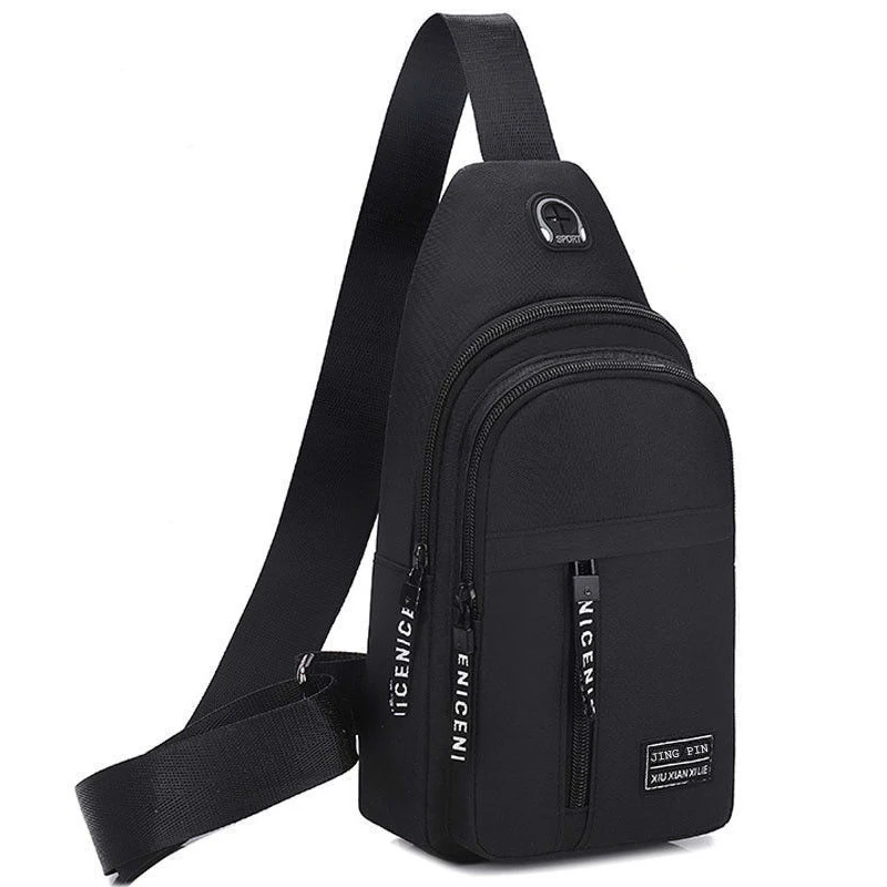 

1PC Men Shoulder Bags Nylon Chest Bag Multifuncional Crossbody Bags Fashion Sport Travel Sling Bag Messenger For Male