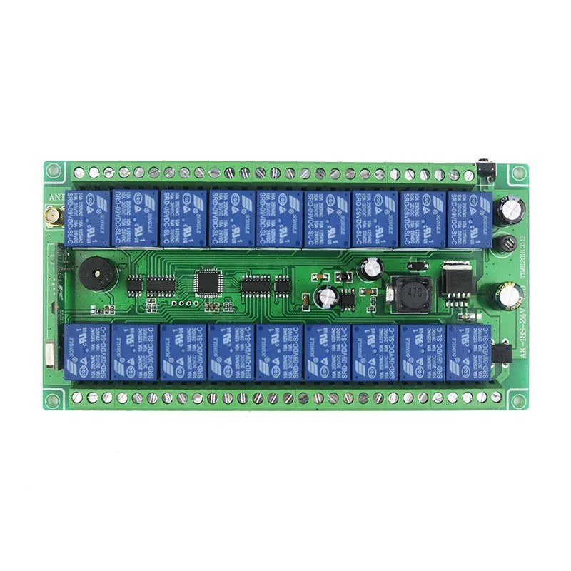 1000M uniwersalny 315/433mhz DC 12V 24V 18CH RF Radio bezprzewodowe System zdalnego sterowania odbiornik nadajnik oświetlenie zasilanie