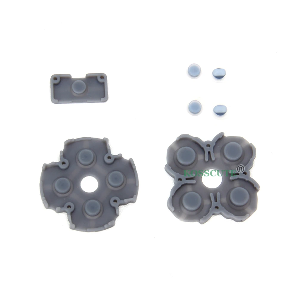 10 مجموعات لسوني بلاي ستيشن 5 PS5 تحكم موصل سيليكون أزرار لوحات مطاطية لعبة ps5 استبدال أجزاء