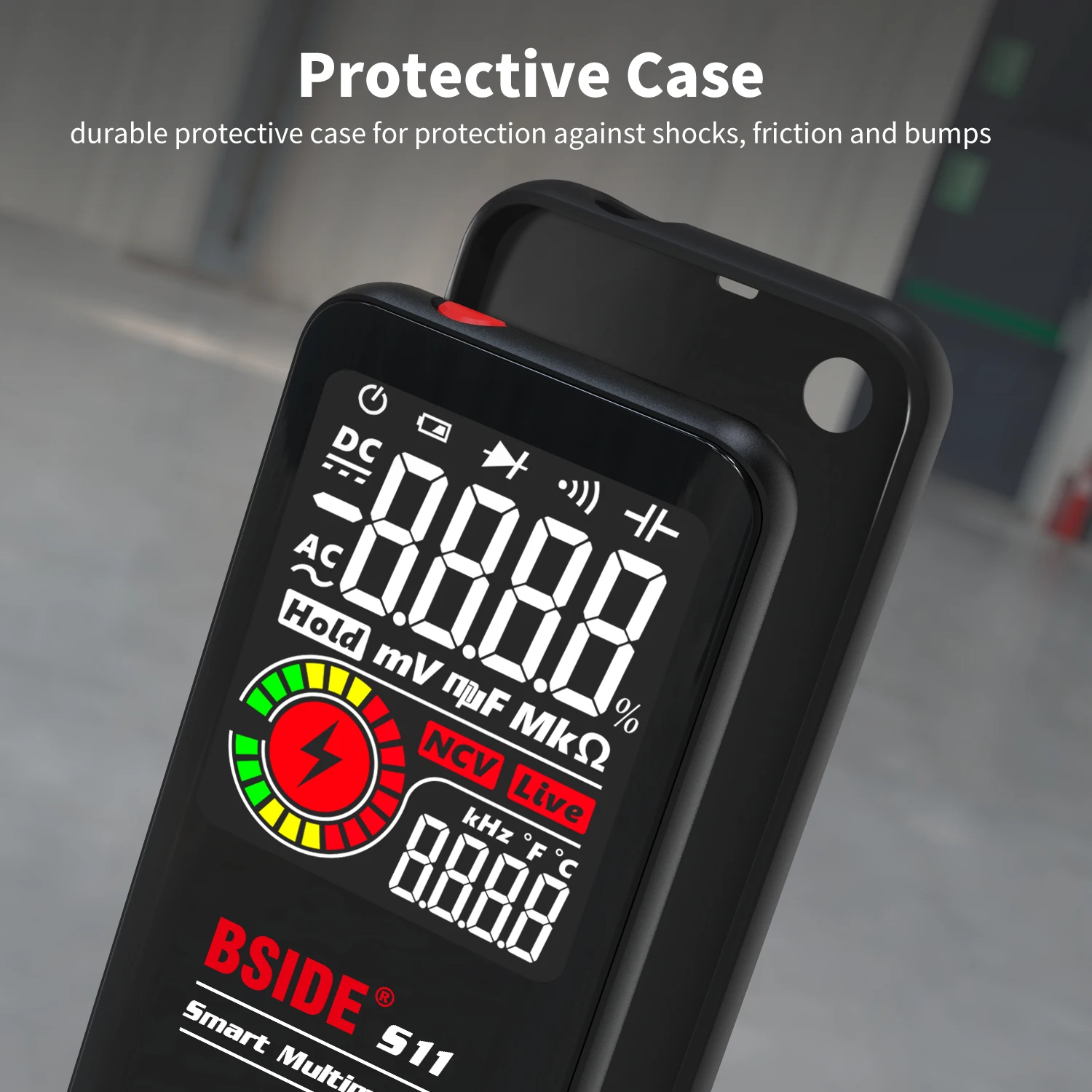 Digital Multimeter Professional True Effective Value 9999 Count Smart Tester DC AC Diode Meter NCV Ohm High Precision Multimeter
