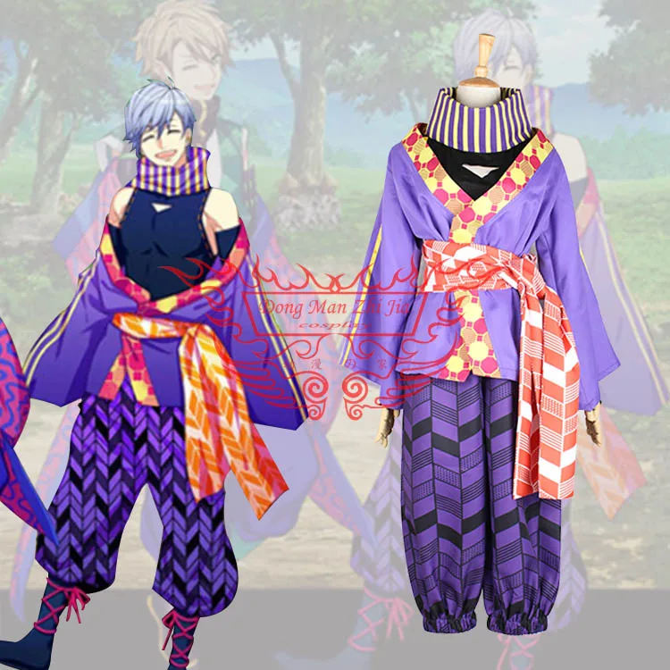 A3! Ikaruga Misumi Cosplay Costume Christmas Halloween Adult Kimono Suit Party Carnival Outfit Fancy Kimono Outfit