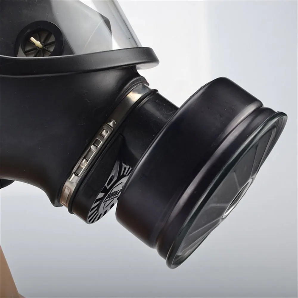 MF14 Type Gas Mask Full Face Classic Chemical Respirator Filter Self-Priming Stimulation Nuclear Pollution Protection