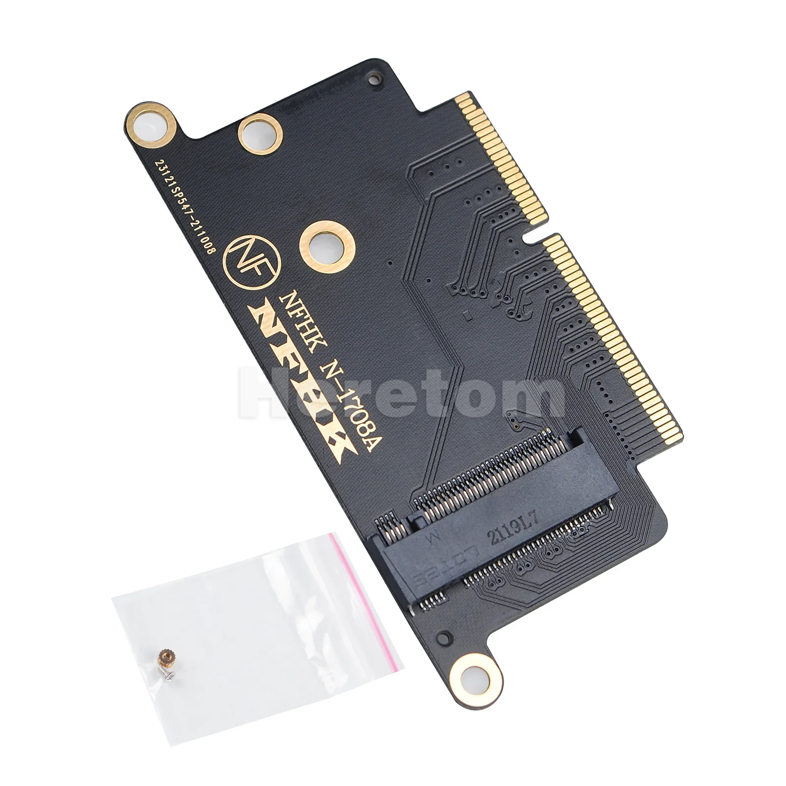 A1708 NVME adattatore per Macbook NVMe PCI Express PCIE a M.2 SSD scheda adattatore N-1708A per Macbook Pro Retina 13 "A1708 2016 2017