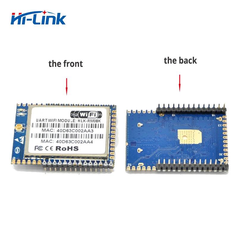 Official Hi-Link HLK-RM08K MT7688KN wifi module replace RM04 serial wifi module ethernet serial port UART to WIFI module CE FCC