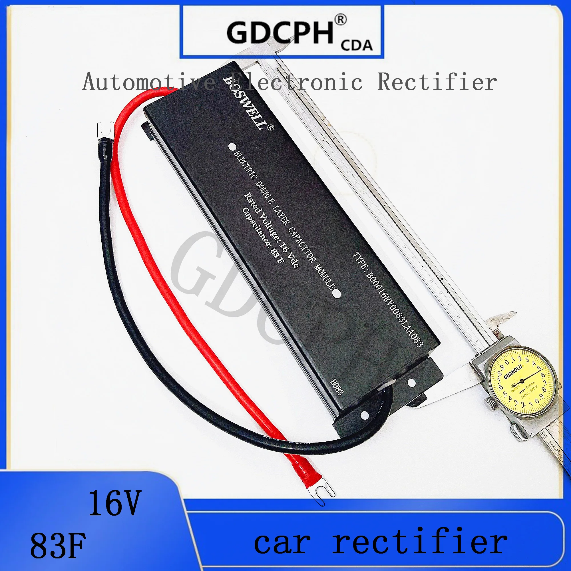 Raddrizzatore elettronico automobilistico 16V83F 2.7V500F condensatore Super Farad per avvio automobilistico con guscio in alluminio