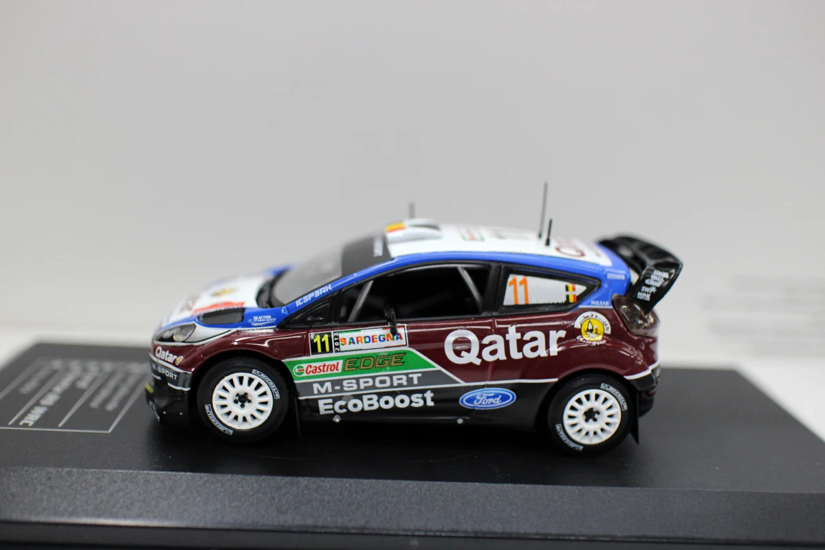 Diecast Club 1:43 Scale Model Car  Fiesta RS WRC 2013 Rally Racing Diecast Car For Collection Gift