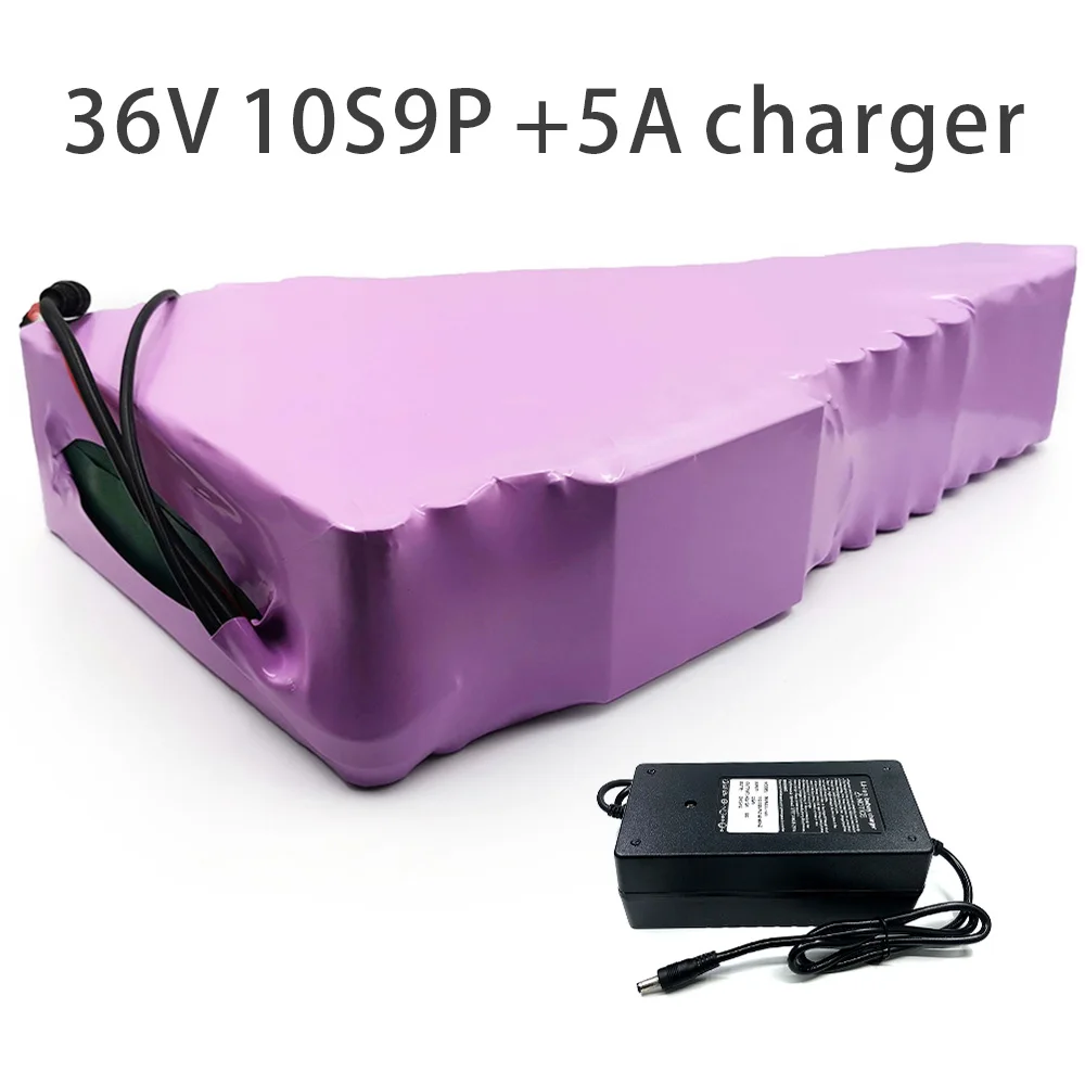 

With charger 31.5Ah 10S9P 36V battery e-bike ebike electric bicycle Li-ion customizable 330x210x75x280x45x70mm