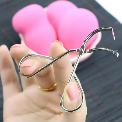 Zalotki do rzęs segmentowe Naturalny skręt Stalowe sztuczne rzęsy Uchwyt Klips do podkręcania rzęs Narzędzie kosmetyczne do makijażu