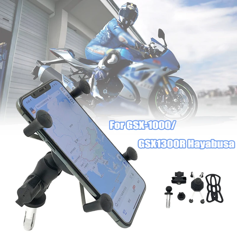 

For SUZUKI GSX-R1000 GSX 1300R Hayabusa GSXR1000 GSX1300R 2003-2016 Motorcycle GPS Navigation Frame Mobile Phone Mount Bracket