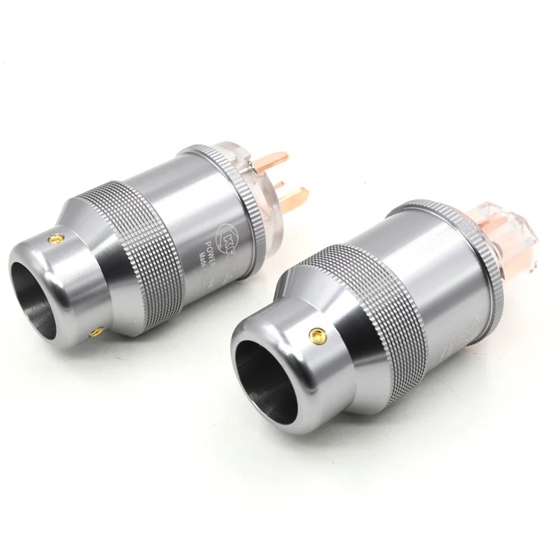 Krell AU ปลั๊กไฟฟ้า SCHUKO ทองแดงปลั๊ก C15 IEC สำหรับ DIY สายไฟไฮไฟ