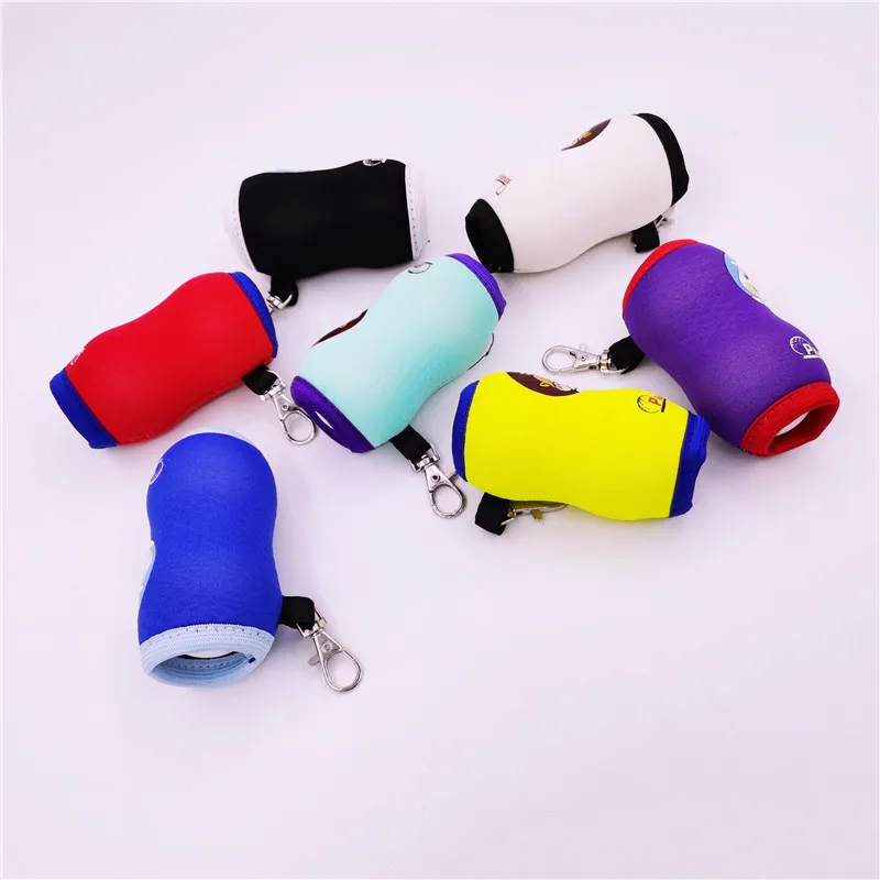 Cartoon Small Golf Ball Bag Bull Cow Mini Nylon Golf Bags Sporting Goods Acces Portable Small Pockets 7 Colors