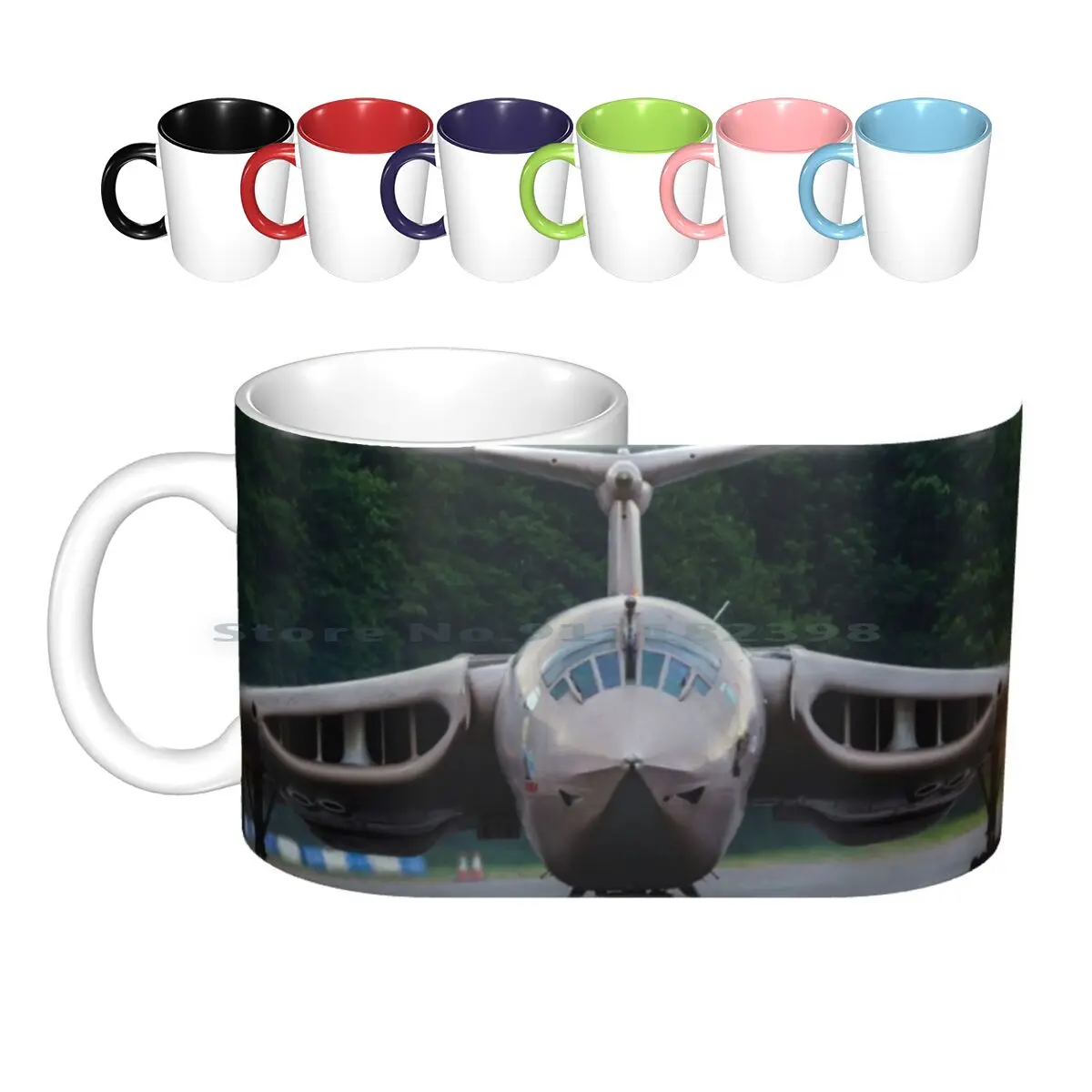 Mighty Ceramic Mugs Coffee Cups Milk Tea Mug Handley Page Raf Royal Air Force Plane Jet Creative Trending Vintage Gift Bottle