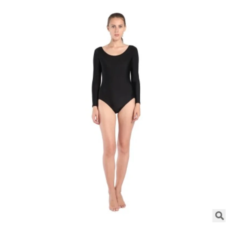 Felnőtt Nők Ragyogó stv Ingujj Ritmikus Testedző Tornaruha Tánckötelmény Tánc spandex Tornaruha bodysuit Torna Viselet unitard