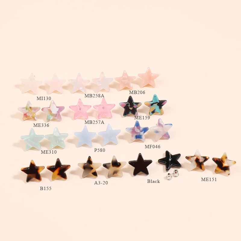 European American personality acetate acrylic star stud Earrings sexy party queen Earrings fashion trendsetter lady Earrings