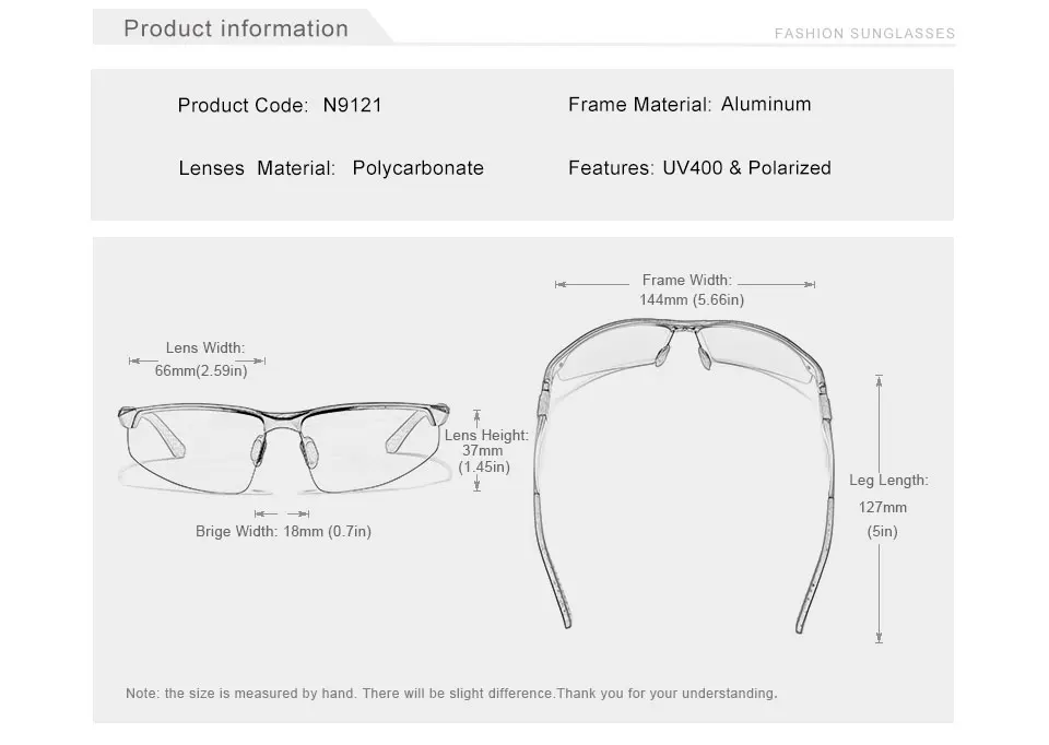 KINGSEVEN Marke 2024 Polarisierte Serie Fahrer-Sonnenbrille für Herren aus Aluminium mit Spiegelgläsern, Sonnenbrille für Männer und Frauen, Brillen – Detail 3
