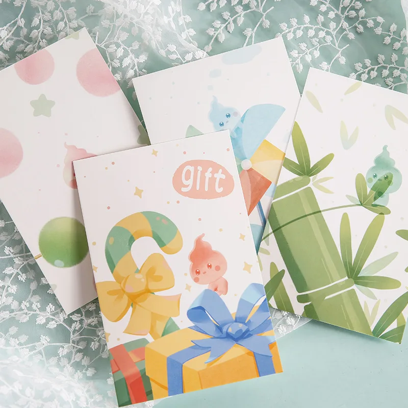 30 Pcs/Set Midsummer Season Series Postcard INS Style Creative Flowers Greeting Cards Wish Card DIY Journal Decoration