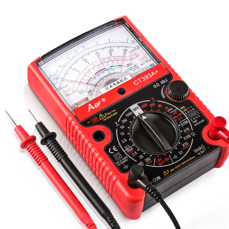 A-BF Pointer Type Multimeter Protective Function Analog Multimetro Precision Electrician Mechanical NCV Tester Anmeter Voltmeter