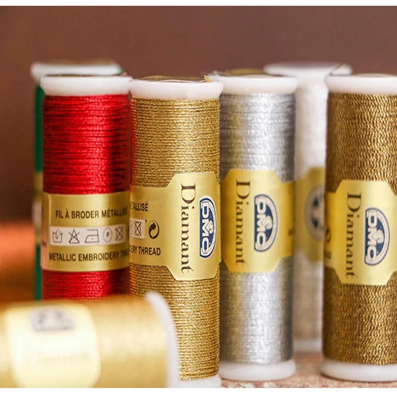 35M DMC Thread Metal Embroidery Thread Gold And Silver Thread  Hand - made Accessories Woven Accessories