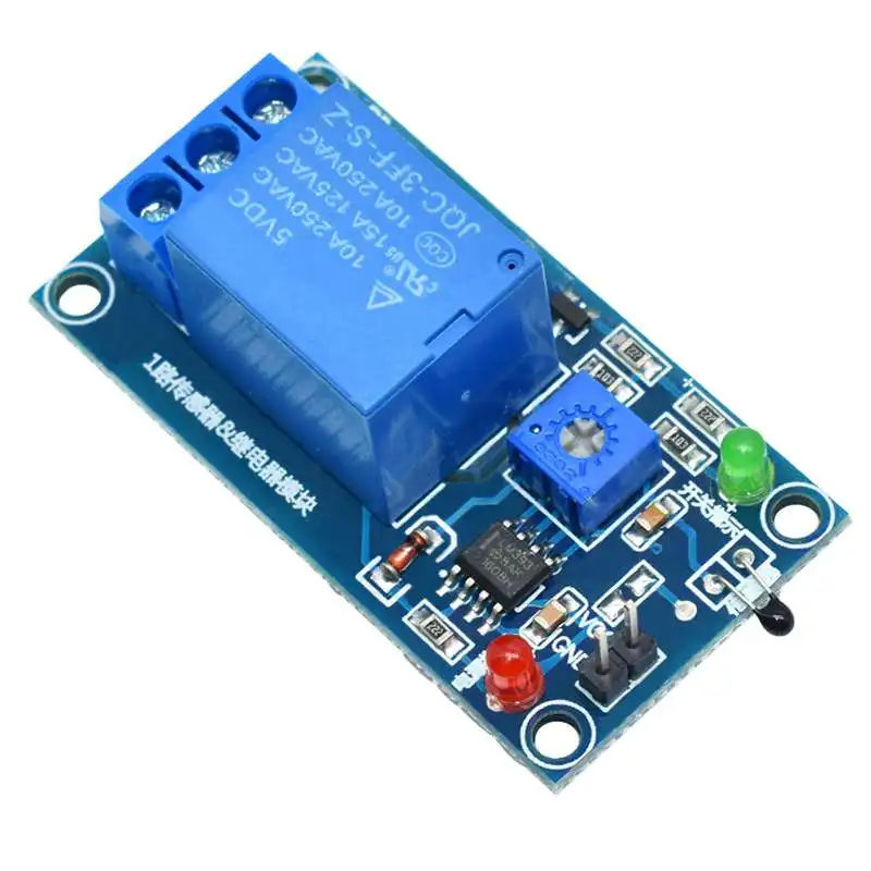 5pcs DC5V 1 canale modulo relè termistore sensore termico sensore di temperatura