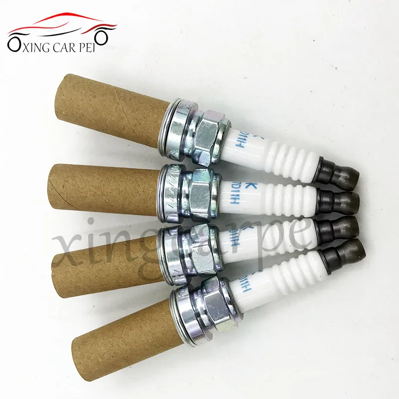 22401-1VA1C DILKAR7D11H 4pcs Dual Iridium Spark Plug for Nissan Rogue 2.0L 2017 X-TRAIL QASHQAI Engine MR20DD MR20DE Auto Part