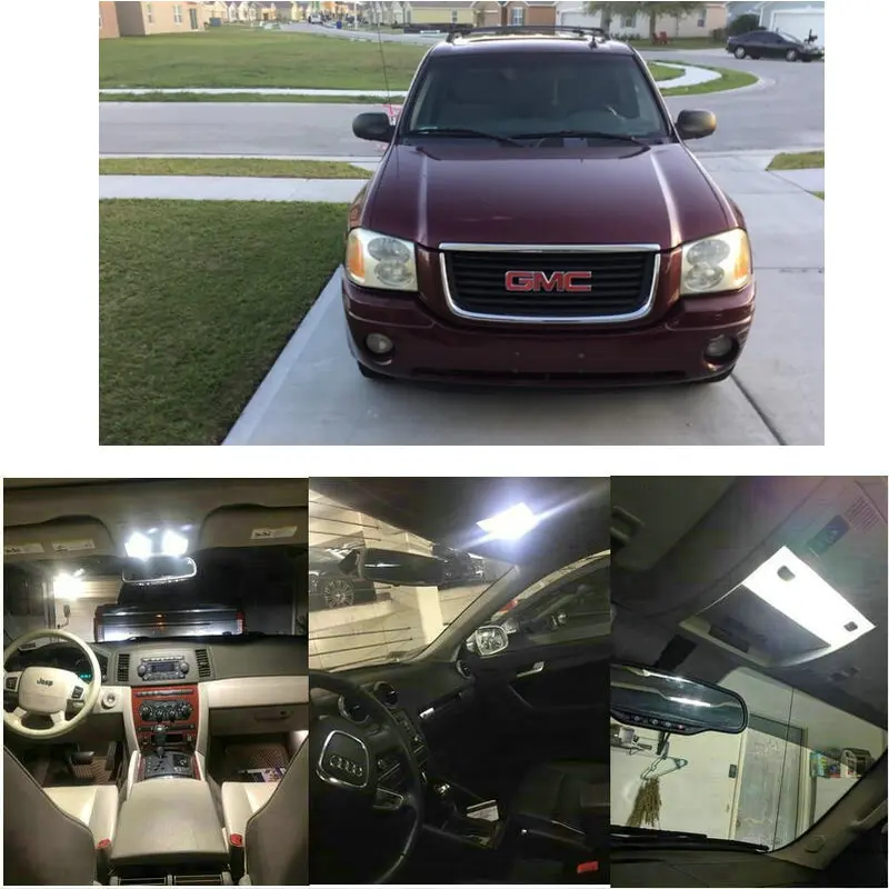 Interior Led lights For 2005 GMC Envoy  Jimmy Savana 1500-3500 Sierra Yukon Canyon Safari Dome Light Map Light