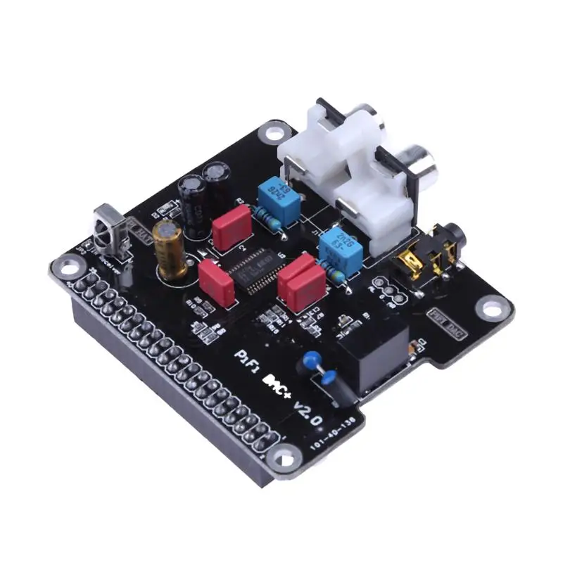 PCM5122 Hifi Dac Audio Sound Card Module I2S+Led Indicator for Raspberry Pi 3B/2B