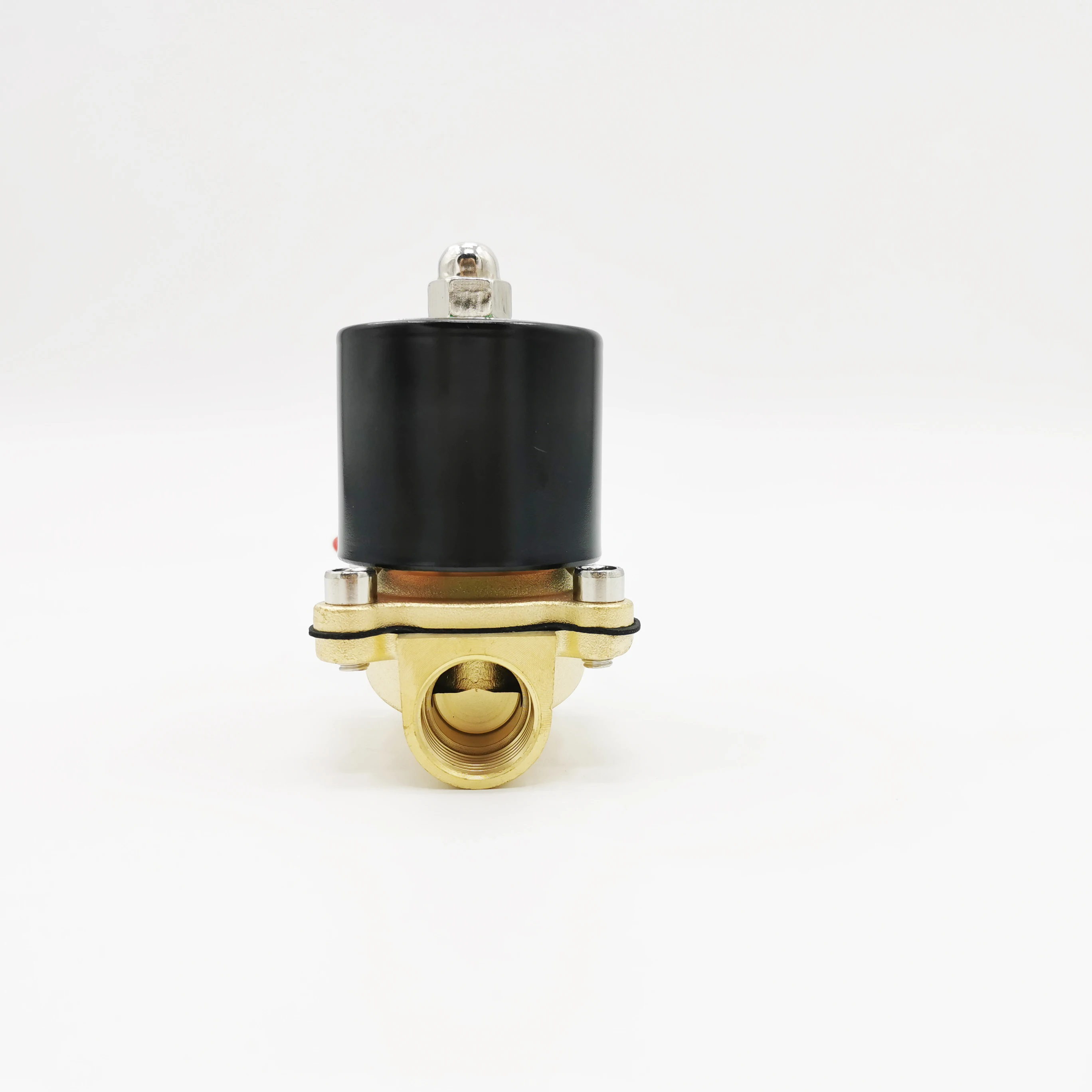 الكهربائية الملف اللولبي صمام عادة مغلقة AC220V المياه برهان G3/8 "G1/2" G3/4 "G1" G1-1/4 "G1-1/2" G2 "DC12V 24 فولت