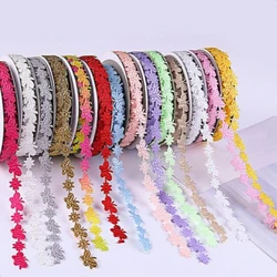 15MM 20 Yards butterfly polyester ribbon hair decoration craft gift packaging belt DIY manual auxiliary material Accessories