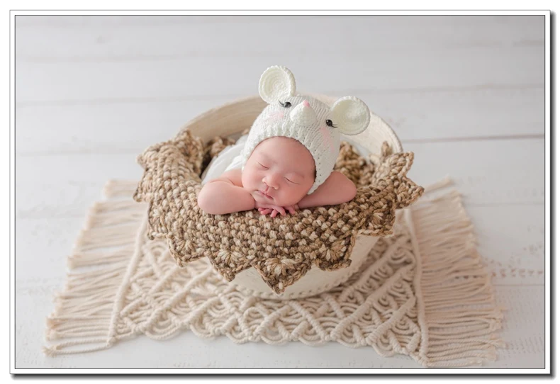 Neonatal photography props baby photo clothing photo studio photography theme set 2020 mouse frame