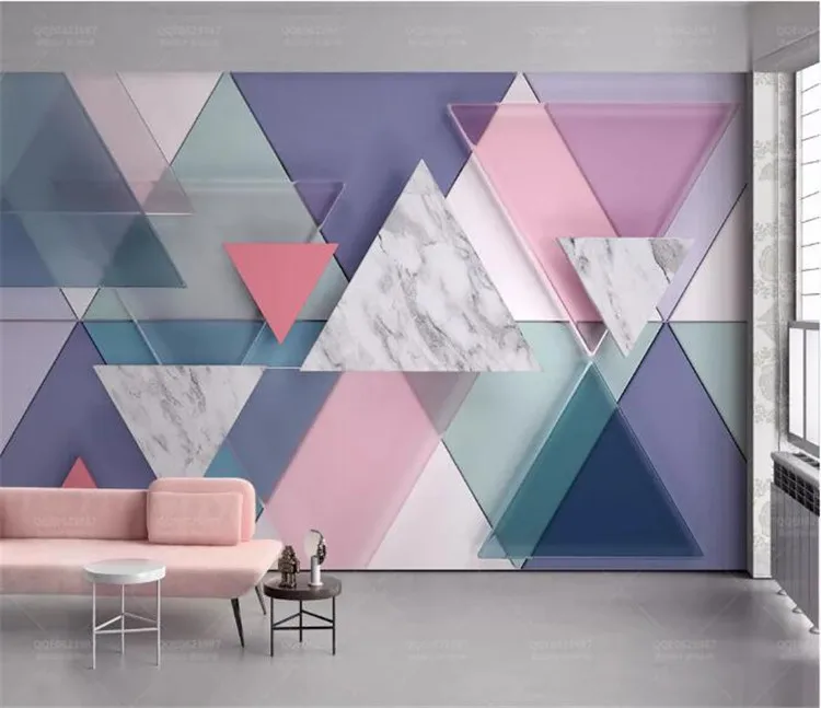 

Photo Wallpaper Modern 3D Marble Geometry Murals Living Room Bedroom Home Decor Wall Paper For Walls 3 D Abstract Art Wallpapers