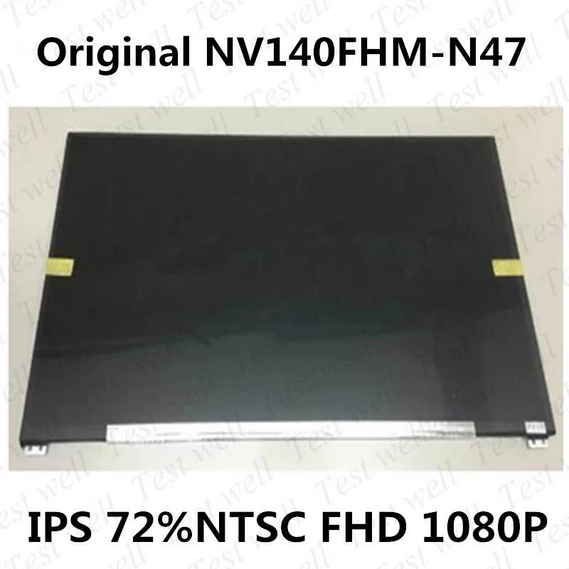 

Original For BOE NV140FHM-N47 NV140FHM N47 D/PN 06HY1W 6HY1W LCD Screen Matrix for Laptop 14'' FHD 1920X1080 30pin Matte IPS lcd