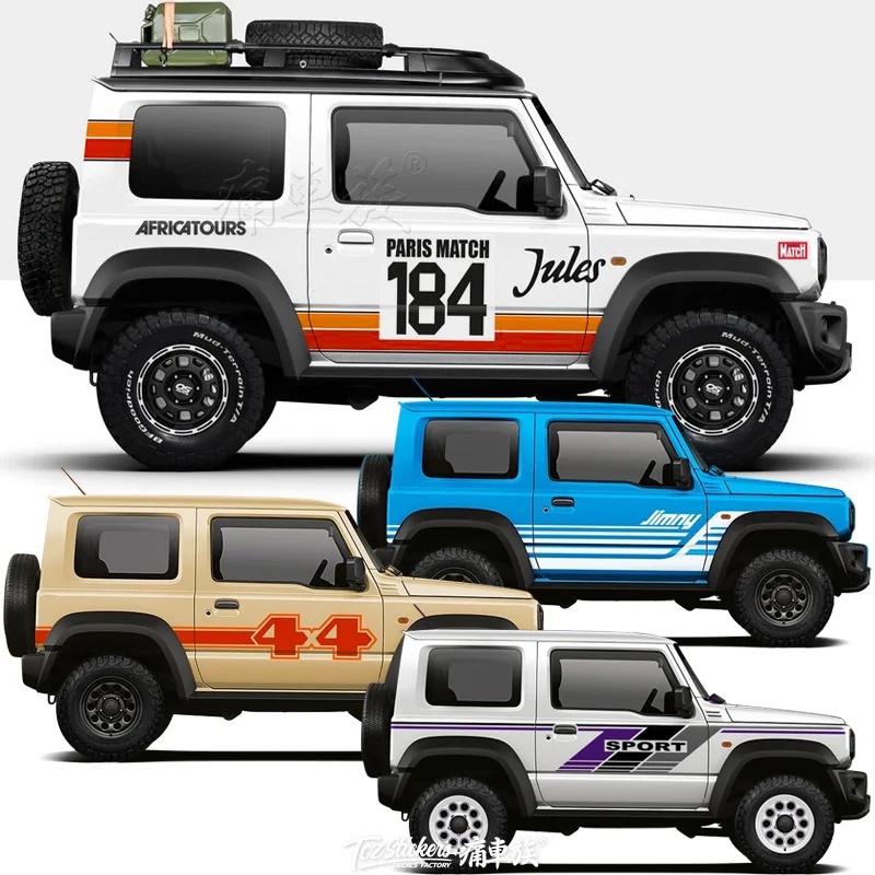 

Car Sticker For Suzuki Jimny Body Exterior Decoration Sticker New Jimny Sports Off-Road Modification Modified Film