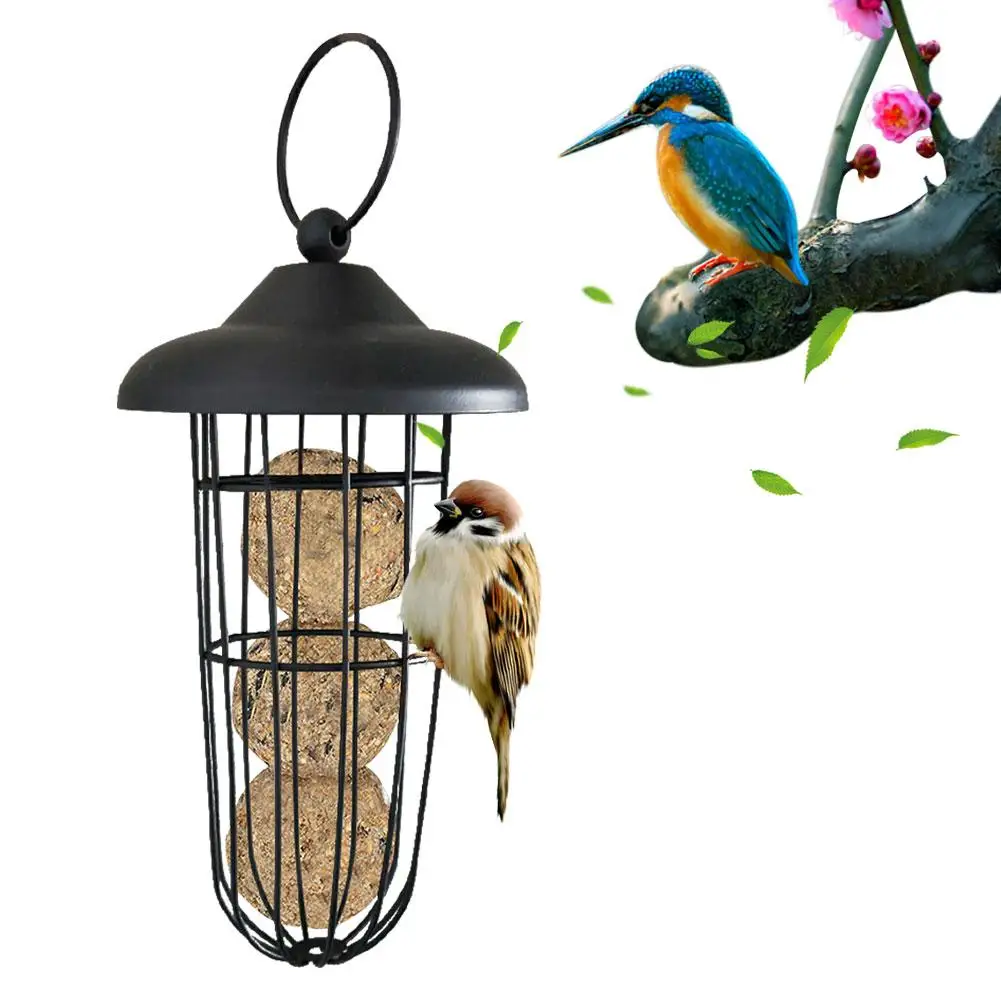 Hanging Bird Feeder Automatic Bird Feeding Tool High Quality Metal Carrying Bird Feeder For Outdoor Use Pet Bird Feeder #WO