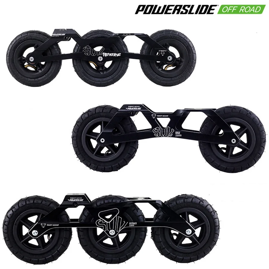 Original Powerslide Trinity SUV Speed Skates Frames 3*125mm Renegade 2*150mm Edge 3*150mm Outback Chargeable Wheels Patines Base