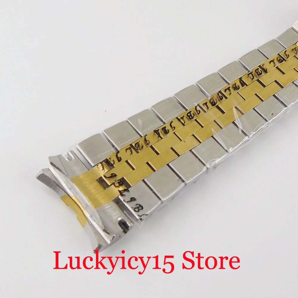 20mm Width Lug Two-Tone Stainless Steel Watch Jubilee Strap Bracelet for SUB Men Watch