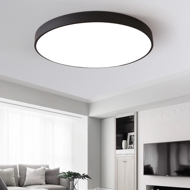 LED Round Ceiling Panel Lamp Color Temperature Changeable Ultra Thin (9W/Daylight/Surface Mounted ) for Bedroom Kitchen lighting