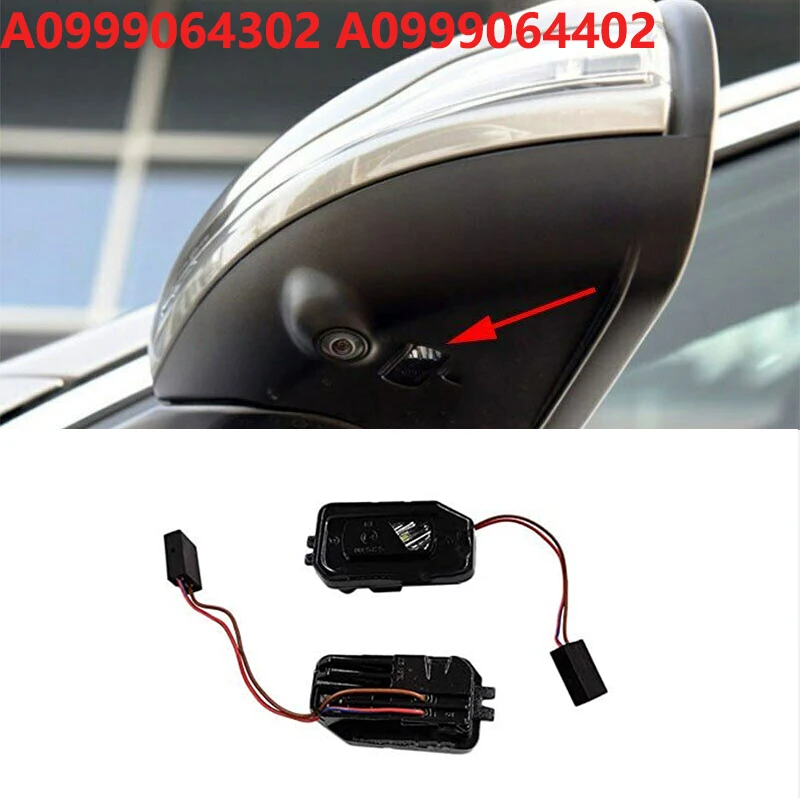 A0999064302 A0999064402 LED Side Wing Mirror Puddle Light Courtesy Light For MERCEDES-BENZ W205 W213 W222 GLB GLC X253 2014~2020