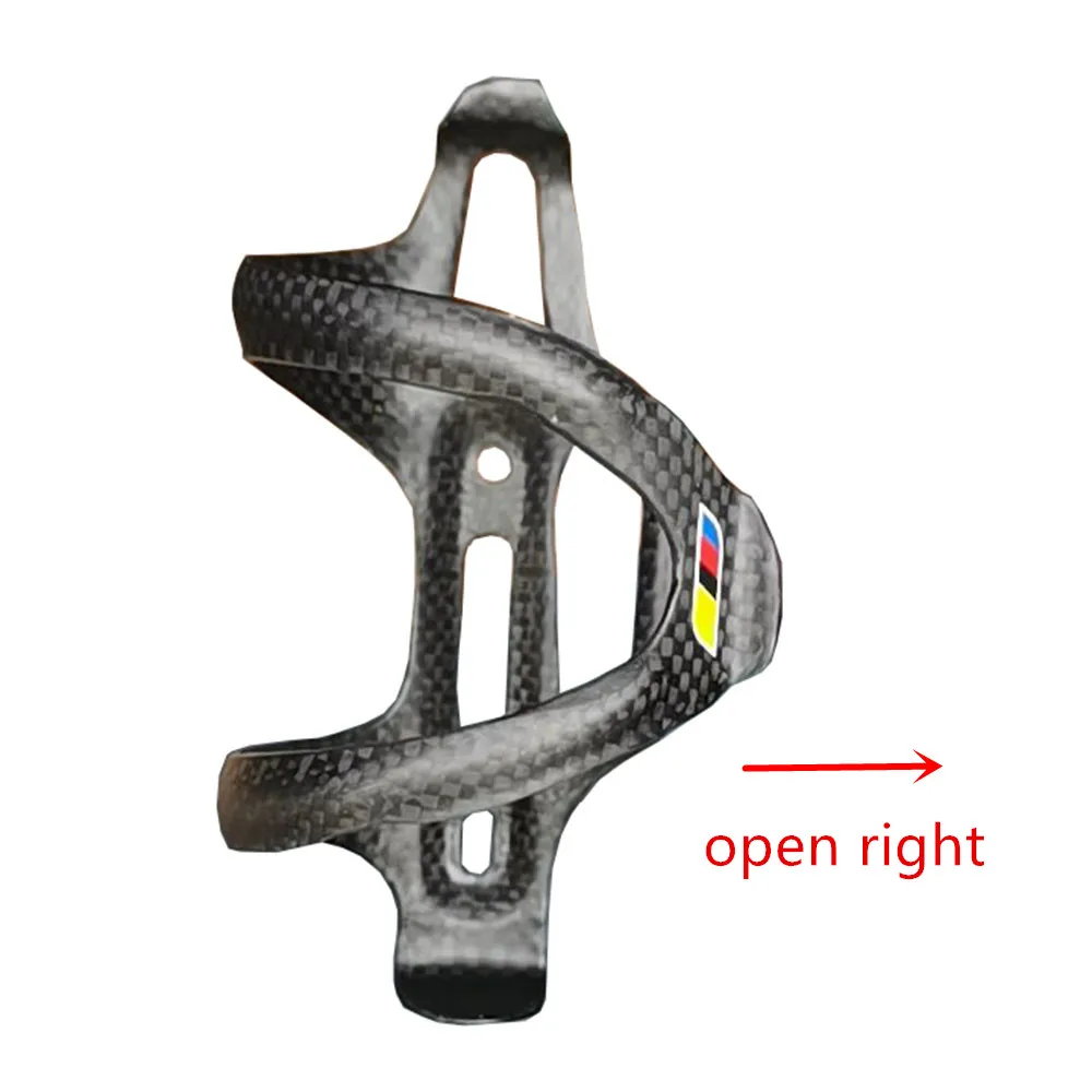 new T800 carbon fiber bicycle bottle cages bike parts side back open holder cycling parts 2pcs/lot bicycle accessories 